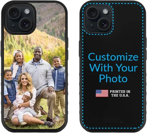 Miniatura 8 de Guard Dog Funda compatible con iPhone 15, grado militar, protección resistente de dos piezas, personalizada, fotos, cinco marcos