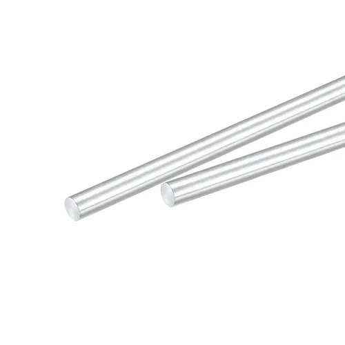 Miniatura 12 de MECCANIXITY Varilla redonda de aluminio macizo de 0.236 in de diámetro, 9.843 in de longitud, para manualidades, paquete de 2