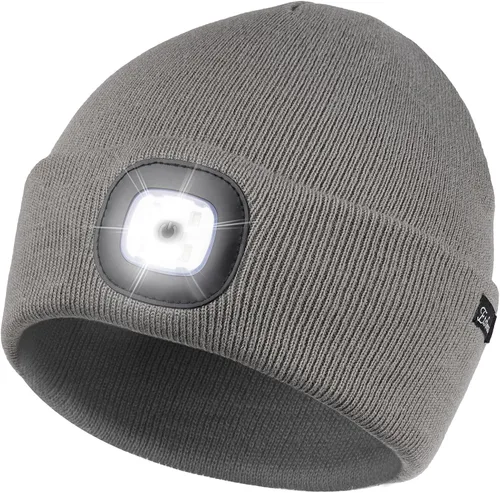 Miniatura 18 de Etsfmoa Gorro unisex con la luz, regalos para hombres, papá, padre, gorras recargables por USB