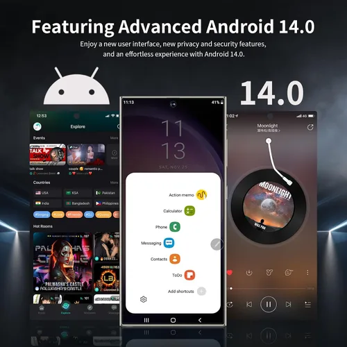 Miniatura 3 de W24 Ultra - Teléfono celular, 6.8 pulgadas, Android desbloqueado 5G, teléfono celular con S Pen, 8 GB+256 GB Smartphone, batería de 8000 mAh