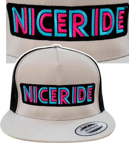 Miniatura 2 de Disco Trucker - Gorra de béisbol clásica Snapback Trucker, GrisNegro