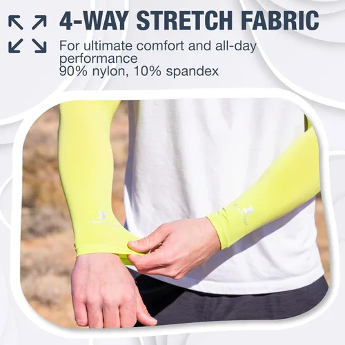 Miniatura 2 de SportsTrail Mangas Refrescantes para Brazos para Hombres y Mujeres – Transpirables, Protección Solar UV, Mangas Deportivas para Brazos para Mujeres