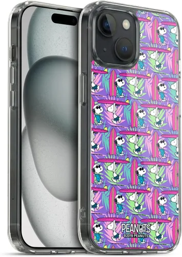 Miniatura 94 de Head Case Designs Peanuts Tropical Surf Snoopy Aloha Disco Gel Funda con licencia oficial [protección de grado militar] compatible con Apple iPhone