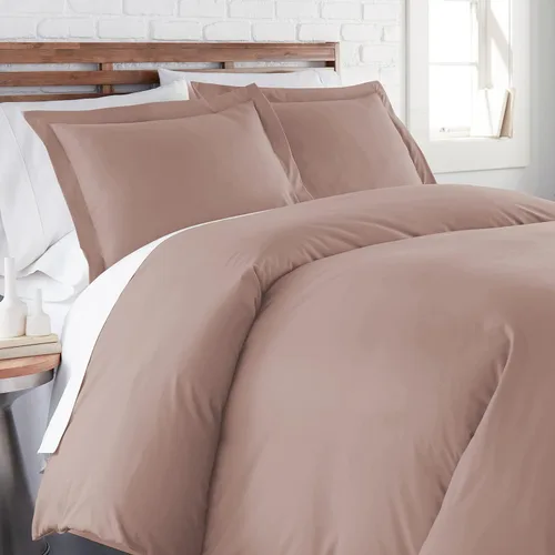 Miniatura 34 de Southshore Fine Living, Inc. Funda de edredón negra – Fácil cuidado, sin arrugas, resistente a la decoloración, resistente al pelo de mascotas, Negro