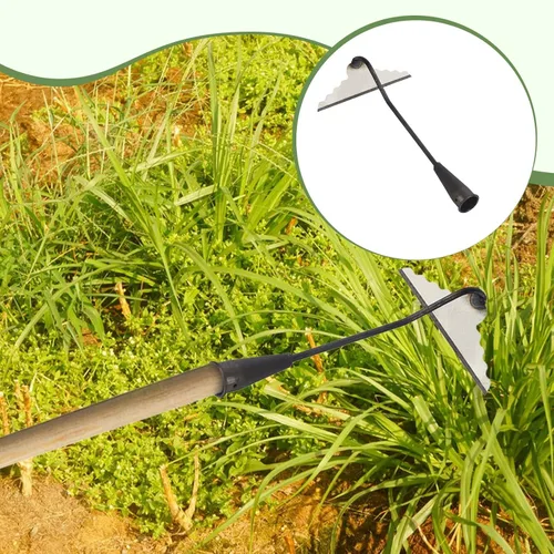 Miniatura 2 de Garden Hoe Head Manual Weeder Portable Labor Saving Hand Hoe Gardening Tool for Agriculture Farming, Digging, Loosening Soil