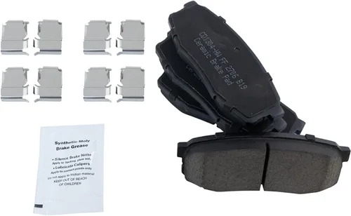 Miniatura 6 de TRQ Kit de pastilla de freno, pinza y rotor, con kit químico de cerámica compatible con Toyota Sequoia 2008-2015 Tundra 2007-2015