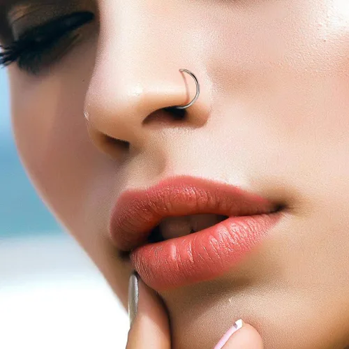 Miniatura 4 de WildKlass Jewely Septum - Anillo de acero quirúrgico para nariz 316L sin costuras (se vende individualmente)