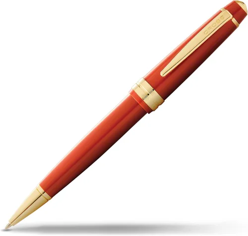 Miniatura 7 de Cross Bailey - Bolígrafo recargable de punta mediana, tinta negra, presentado en una caja de regalo para todos los días - rojo