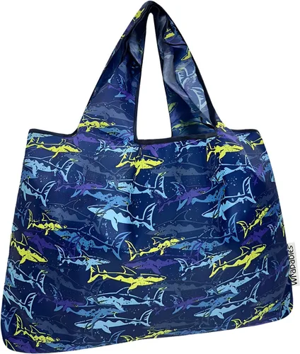 Miniatura 15 de allydrew Bolsas de comestibles reutilizables de nailon plegables grandes