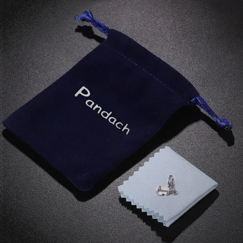 Miniatura 3 de Pandach Dijes de plata de ley 925 para pulseras y collares, colgantes de mariposa y auriculares, dijes de trébol, joyería de regalo para mujeres