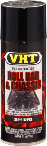 VHT SP670 Pintura para Barra de Protección y Chasis – Pintura en Aerosol de Color Negro Brillante – Lata de Aerosol de 11 oz Brillo negro