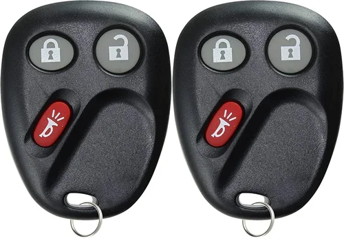 Miniatura 2 de Llavero de Repuesto para Chevy Silverado Equinox Tahoe 2003 2004 2005 2006 Cadillac GMC LHJ011, Llavero de Entrada sin Llave, Llave de Reemplazo