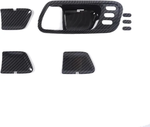 Miniatura 7 de Cubierta interior de la manija de la puerta para Honda Pilot 2016-2022, 4 piezas de material ABS de material ABS accesorios protectores de marco