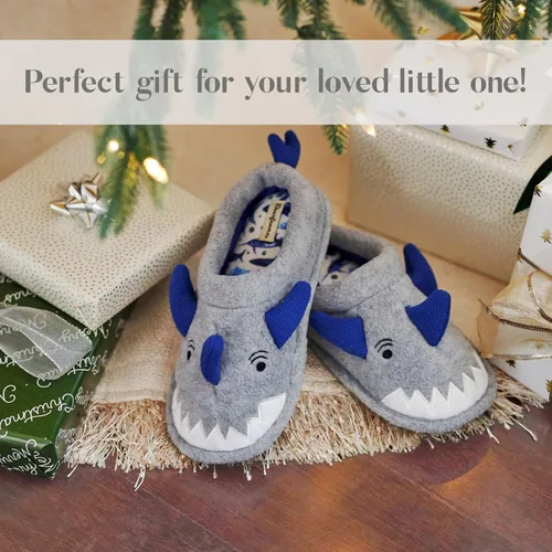 Miniatura 3 de Dearfoams Pantuflas lavables unisex para niños y niños pequeños