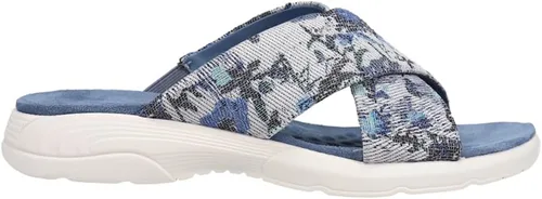Miniatura 3 de Easy Spirit Womens Taite Graphic Slide Athletic Sandals Casual - Blue