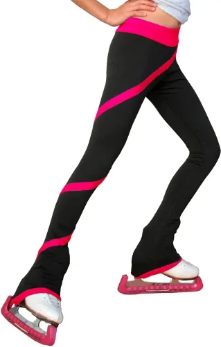 ChloeNoel P06 - Pantalones de patinaje artístico en espiral