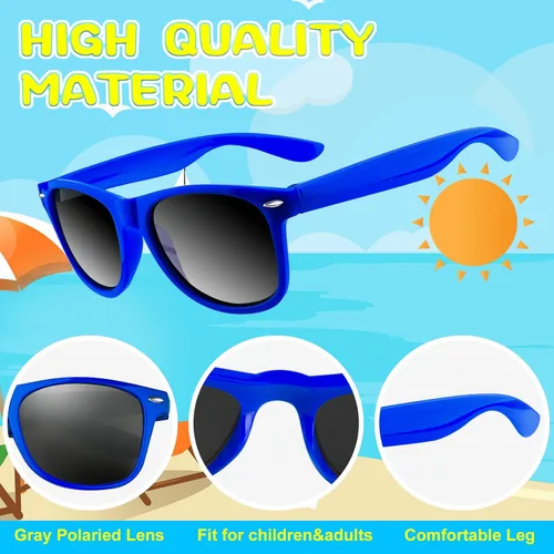 Miniatura 44 de ASTARON Paquete de 12 lentes de sol de fiesta de neón a granel para playa, boda, fiesta, piscina, suministros de fiesta