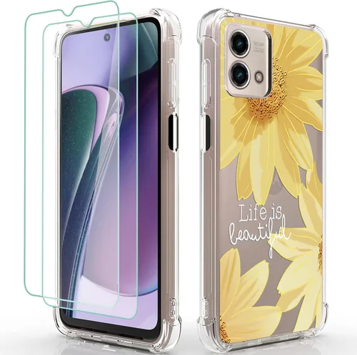 Osophter Funda para Moto G Stylus 5G 2023: funda de teléfono para Motorola G Stylus 5G 2023 (flor de sol grande)