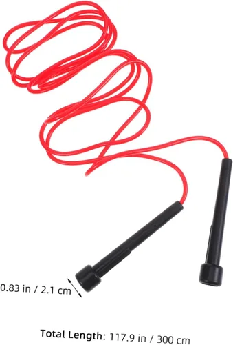 Miniatura 2 de BESPORTBLE 7pcs Adjustable PVC Skipping Rope with Anti-slip Handles for Boxing Fitness Speed Jumping Weight Loss Training Outdoor Exercise Equipment