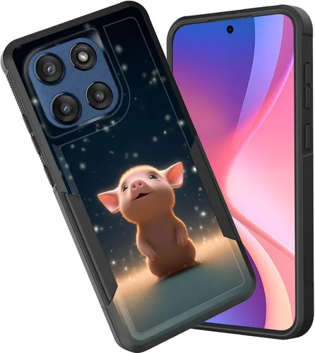 Miniatura 56 de Funda protectora para Motorola Moto G Stylus 5G 2025/Moto G Stylus 5G 2026, funda protectora híbrida de doble capa resistente a prueba de golpes
