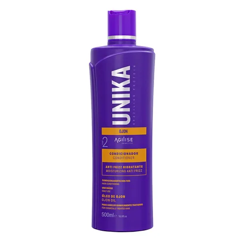 agilise UNIKA - Acondicionador natural para el cabello de Ojon, acondicionador hidratante para mujeres, aceite de coco y derivados de oliva,