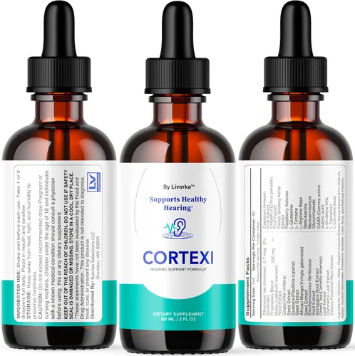 Miniatura 8 de Cortexi - Gotas orales para beber, fórmula para la salud del oído, soporte auditivo, paquete de 2 botellas (suministro para 60 días)