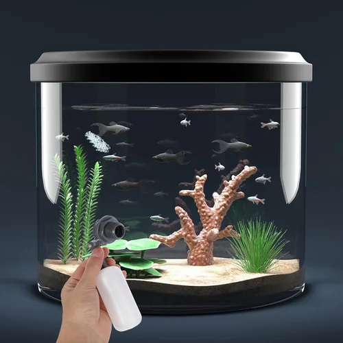 Miniatura 9 de Mini válvula de flotador de 7.08 pulgadas, control automático de nivel de agua con tuerca ajustable para humidificador, máquina de hielo de acuario