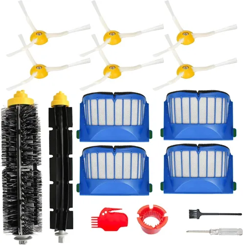 Piezas de repuesto Kit de accesorios para iRobot Roomba 675 694 692 614 670 677 671 691 676 639 679 615 600 Series Robot aspirador, 1 cepillo de
