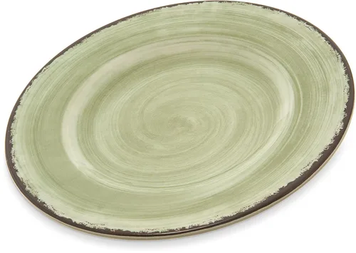 Miniatura 10 de Carlisle FoodService Products Mingle - Plato de plástico reutilizable con estilo de cerámica para el hogar y restaurante, melamina, 11 pulgadas