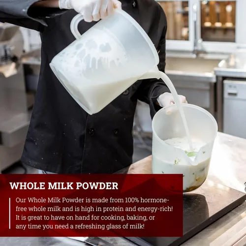 Miniatura 5 de Hoosier Hill Farm Leche entera en polvo, 25 libras a granel (paquete de 1)