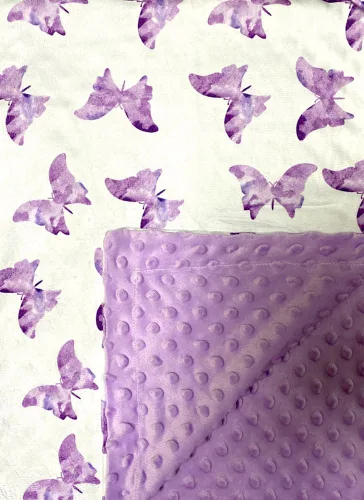 Miniatura 8 de Manta de bebé para niñas y niños, luna negra, estrella, minky, súper suave, manta de recepción de doble capa con respaldo punteado para recién