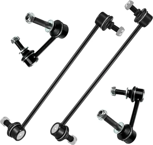 Miniatura 12 de Detroit Axle - 4 barras estabilizadoras para Acura EL Honda Civic 01-05, 4 barras estabilizadoras delanteras y traseras de repuesto 2001 2002 2003