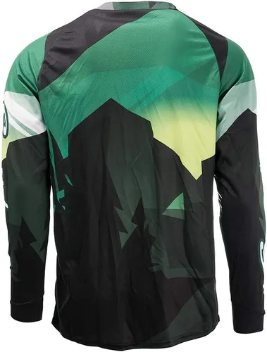 Miniatura 3 de JPOJPO Camiseta de ciclismo para hombre, camiseta de manga larga, para bicicleta de montaña, motocicleta, ropa anti-UV
