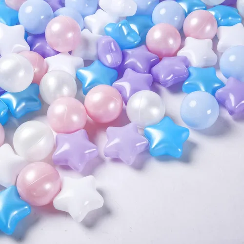 Miniatura 2 de Star Ball Pit Balls for Toddlers - 100 200 500 Pack Phthalate & BPA Free Plastic Toy Balls for Kids, Ball Pool Play Tent, Baby Kiddie Pool Water