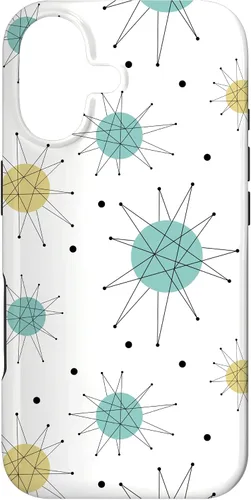 Franciscan Starburst Mid Century Modern Atomic Era Pattern Case for iPhone 17