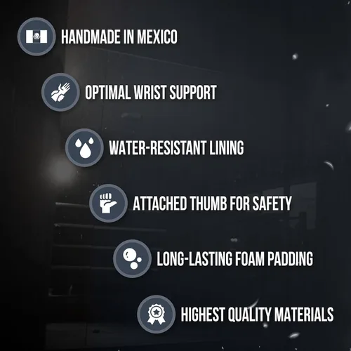 Miniatura 5 de CLETO REYES Guantes de boxeo de entrenamiento para hombres y mujeres con cierre de , cuero sintético de alta calidad, MMA, kickboxing, Muay Thai
