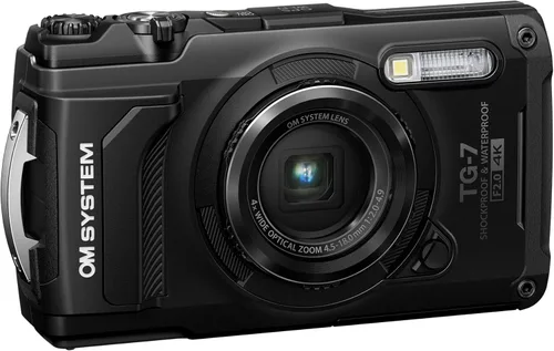 Miniatura 2 de OM SYSTEM Olympus Tough TG-7 - Cámara subacuática negra, impermeable, a prueba de congelación, brillo de alta resolución, video 4K 44x Macro