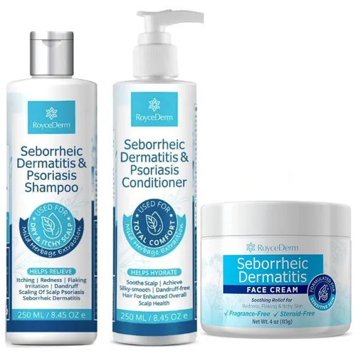 Miniatura 15 de Roycederm Champú para la psoriasis, champú para dermatitis seborreica, champú para foliculitis, champú para la caspa, tratamiento de la psoriasis
