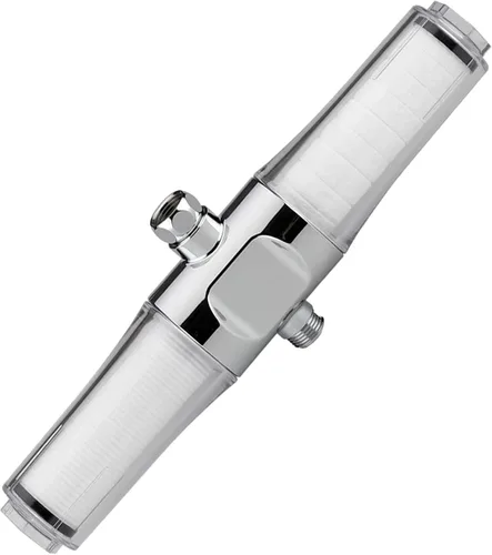 Sonaki VitaPure - Filtro de ducha universal dual en línea - 400SPX - Filtración de sedimentos y fibra de carbono activado - Para sedimentos, óxido,