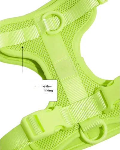 Miniatura 2 de Wild One Arnés para perro, arnés sin tirones para mascota con 3 clips para correa, chaleco acolchado suave ajustable para perro, cómodo, elástico