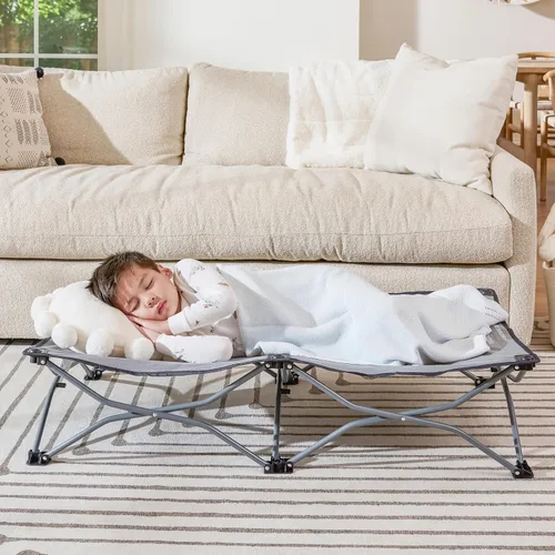 Miniatura 11 de Regalo My Cot® Cama portátil para niños pequeños, azul real, 48 x 24 x 9 pulgadas (paquete de 1)