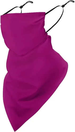 Miniatura 14 de Bufanda triangular reutilizable con cinta elástica para las orejas, protección solar UV