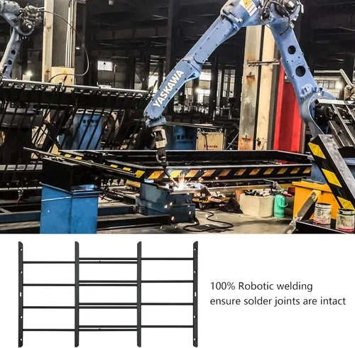 Miniatura 3 de Grisham PP SPAG Barras de Seguridad para Ventanas con Liberación Rápida de Emergencia, (Blanco, 5 Barras) 22'' de Alto x 22''- 42'' de Ancho