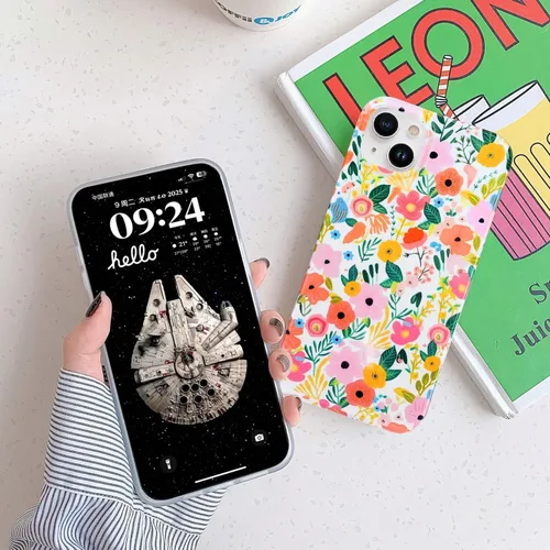 Miniatura 4 de J.west Funda compatible con iPhone 14, suave, a prueba de golpes, bonita funda protectora floral para mujer, diseño de patrón de flores de jardín