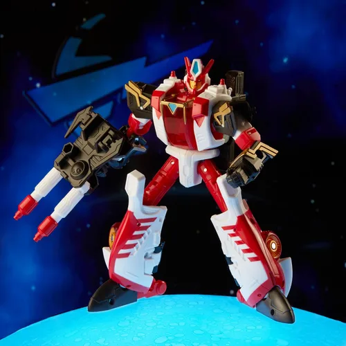 Miniatura 7 de Transformers Generations Legacy Voyager Class Velocitron Speedia 500 Colección de figuras: Cybertron Universe Override 18