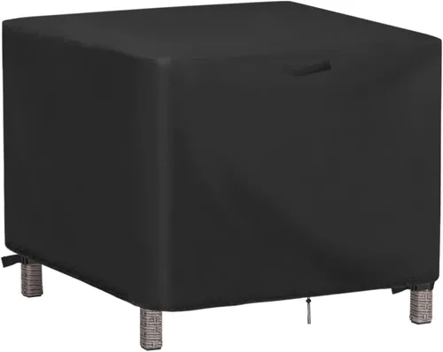 Miniatura 11 de Funda pequeña para mesa auxiliar de exterior, cubierta de mesa auxiliar de patio de 17 pulgadas para exteriores, funda impermeable para muebles