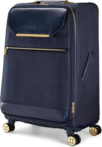 Miniatura 3 de Ted Baker Maleta Albany Softside para mujer colección de maletas Azul marinoflor y brillo Checked-Medium 25-Inch