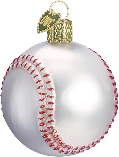 Miniatura 8 de Old World Christmas - Adorno de árbol de Navidad de balón de fútbol soplado en vidrio, decoración festiva artesanal, colección deportiva 2-Fútbol