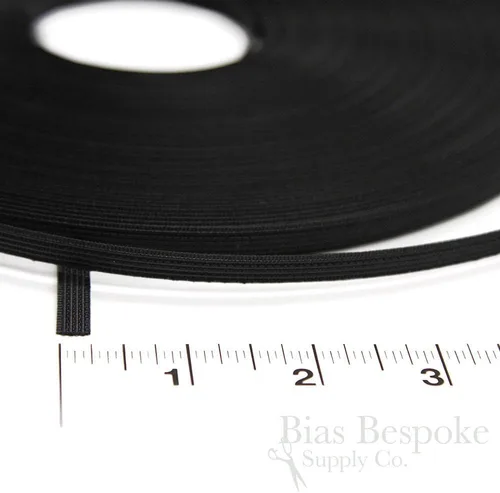 Miniatura 3 de Caja de 50 yardas de deshuesado de poliéster Rigilene, 1/4" de ancho, negro