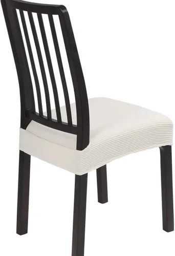 Miniatura 40 de SearchI Juego de 6 Fundas de Asiento para Sillas de Comedor Elásticas, Fundas de Asiento Suave Extraíbles y Lavables para Sillas de Comedor, Flor